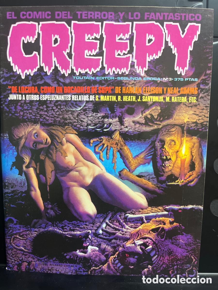 C&oacute;mics: CREEPY N.3 EL C&Oacute;MIC DEL TERROR Y LO FANT&Aacute;STICO SEGUNDA &Eacute;POCA ( 1991/1992 )