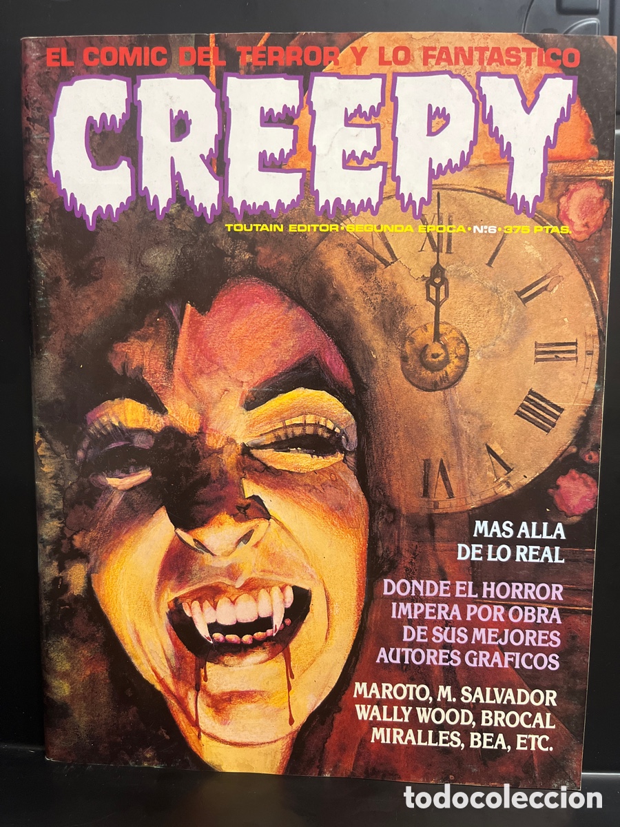 Comics: CREEPY N.6 EL C&Oacute;MIC DEL TERROR Y LO FANT&Aacute;STICO SEGUNDA &Eacute;POCA ( 1991/1992 )