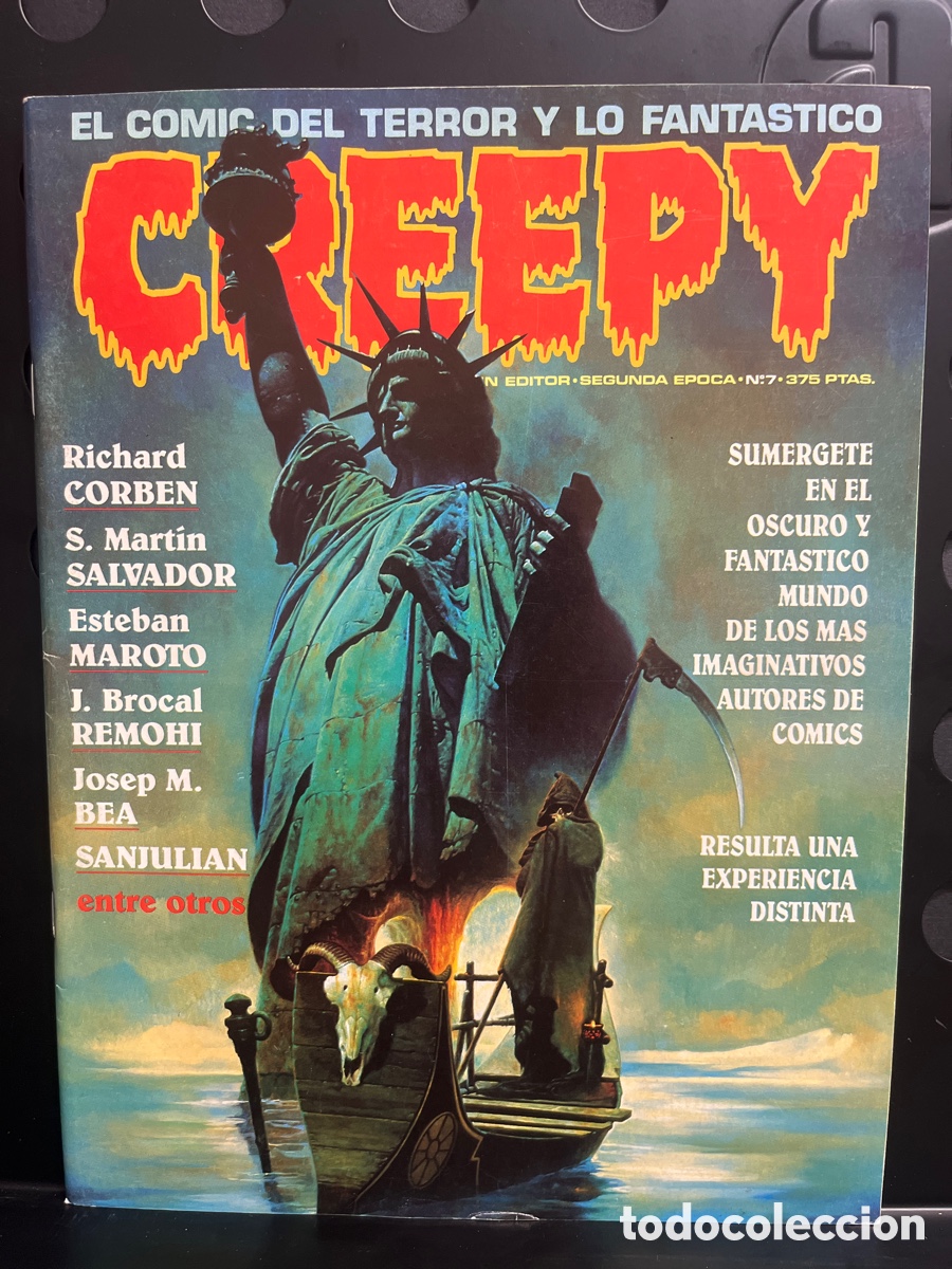 Comics: CREEPY N.7 EL C&Oacute;MIC DEL TERROR Y LO FANT&Aacute;STICO SEGUNDA &Eacute;POCA ( 1991/1992 )