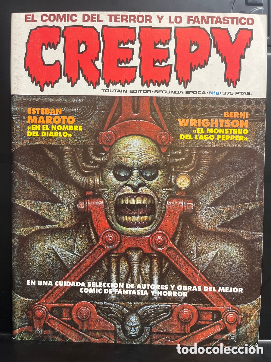 Comics: CREEPY N.8 EL C&Oacute;MIC DEL TERROR Y LO FANT&Aacute;STICO SEGUNDA &Eacute;POCA ( 1991/1992 )