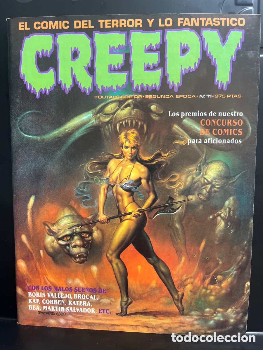 Comics: CREEPY N.11 EL C&Oacute;MIC DEL TERROR Y LO FANT&Aacute;STICO SEGUNDA &Eacute;POCA ( 1991/1992 )