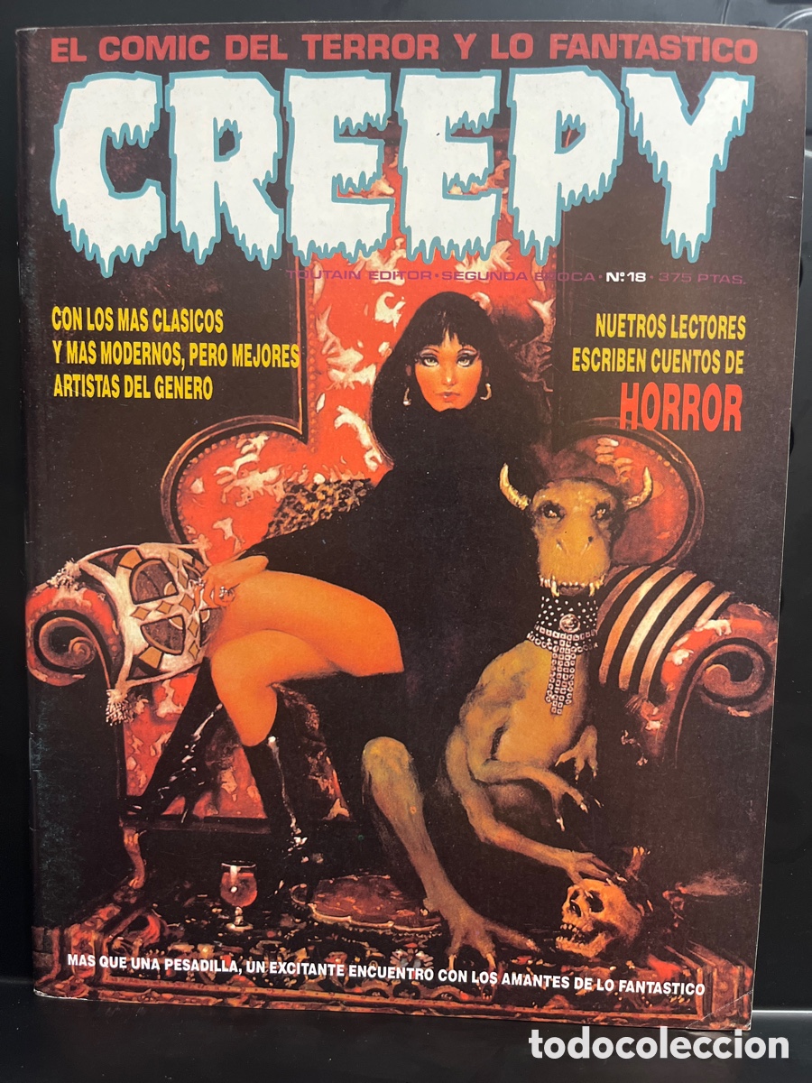 C&oacute;mics: CREEPY N.18 EL C&Oacute;MIC DEL TERROR Y LO FANT&Aacute;STICO SEGUNDA &Eacute;POCA ( 1991/1992 )