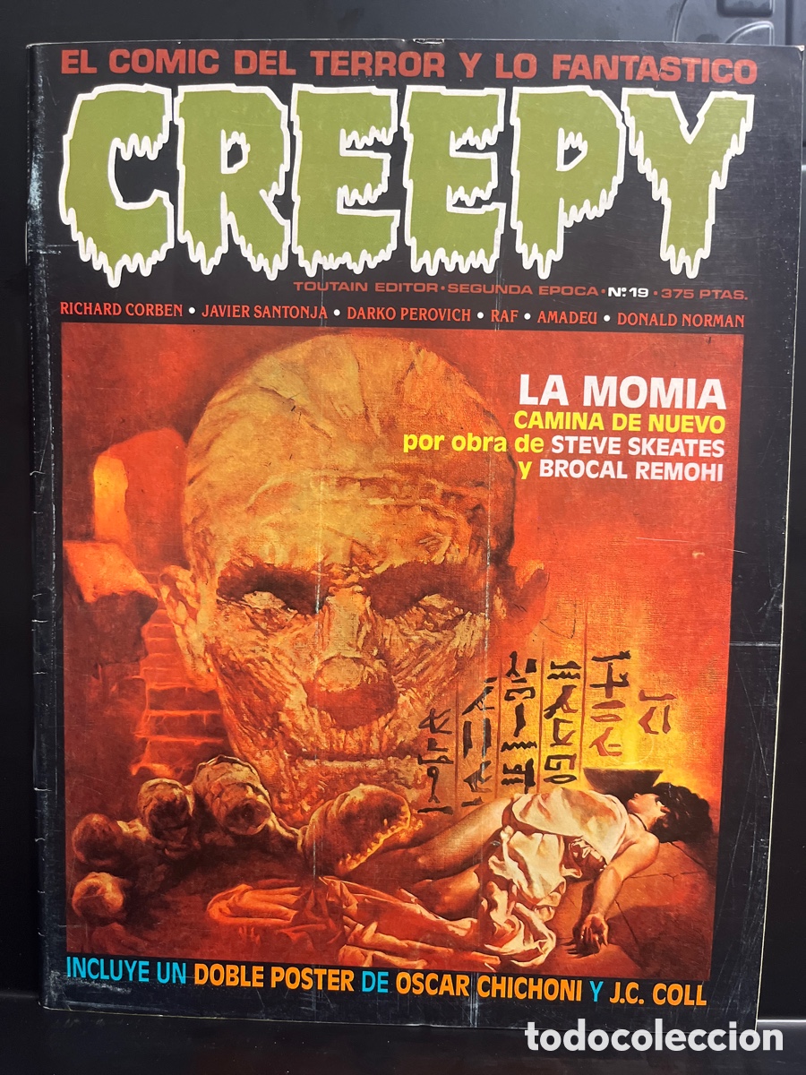 C&oacute;mics: CREEPY N.19 EL C&Oacute;MIC DEL TERROR Y LO FANT&Aacute;STICO SEGUNDA &Eacute;POCA ( 1991/1992 )