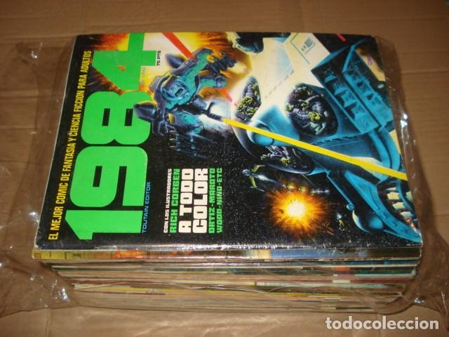 C&oacute;mics: 1984, completa, 64 n&uacute;meros, + 5 almanaques, + 2 especial concurso, 1978, Toutain, muy buen estado