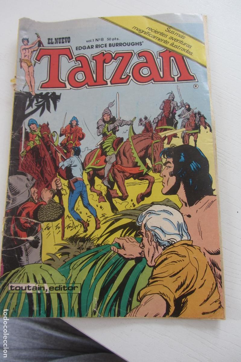 C&oacute;mics: EL NUEVO TARZ&Aacute;N N&ordm; 8 VOLUMEN 1 TOUTAIN EDITOR - A&Ntilde;O 1979 ARX379