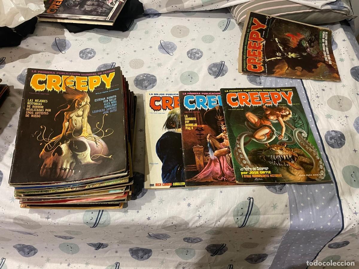 Comics: Lote Colecci&oacute;n 43 C&oacute;mics CREEPY Toutain Editor - Incluye N&ordm; 0 2&ordf; ed. y N&uacute;meros Bajos (4, 5, 6, 7...)