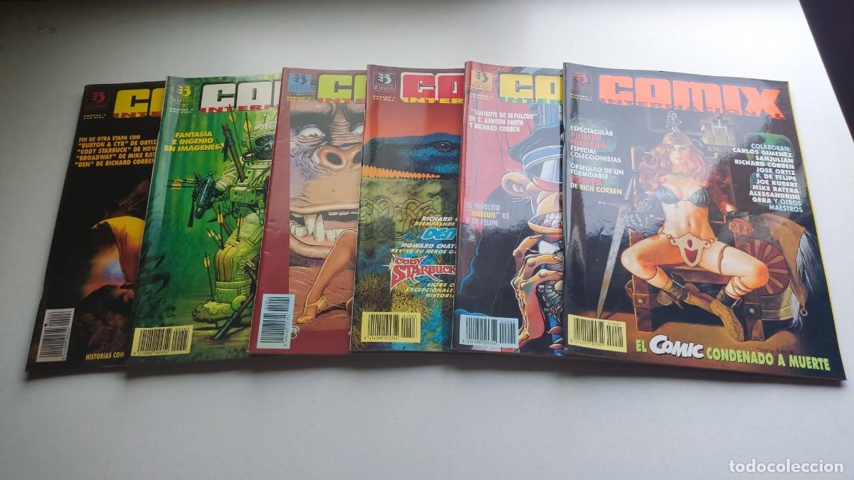 C&oacute;mics: COMIX INTERNACIONAL - COLECCI&Oacute;N COMPLETA 1 al 6 - Ediciones Zinco - Segunda &eacute;poca - Muy buen estado