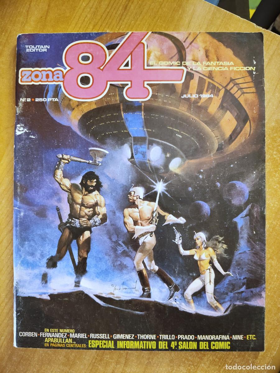 C&oacute;mics: Zona 84 n&ordm; 2. El c&oacute;mic de la fantas&iacute;a y la ciencia ficci&oacute;n - VV.AA - Toutain Editor, 1984