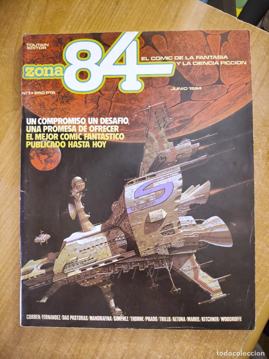 C&oacute;mics: Zona 84 n&ordm; 1. El c&oacute;mic de la fantas&iacute;a y la ciencia ficci&oacute;n - VV.AA - Toutain Editor, 1984