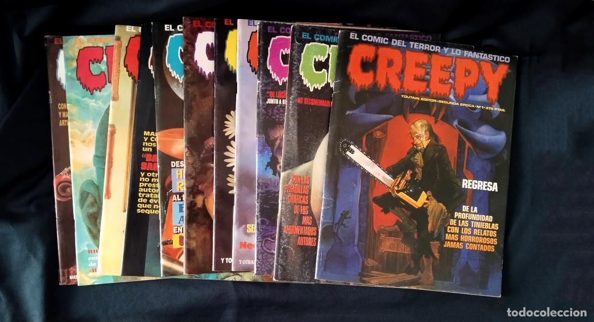C&oacute;mics: CREEPY SEGUNDA EPOCA 2&ordf; EPOCA 11 NUMEROS- EDICIONES TOUTAIN, GRAPA- MBE
