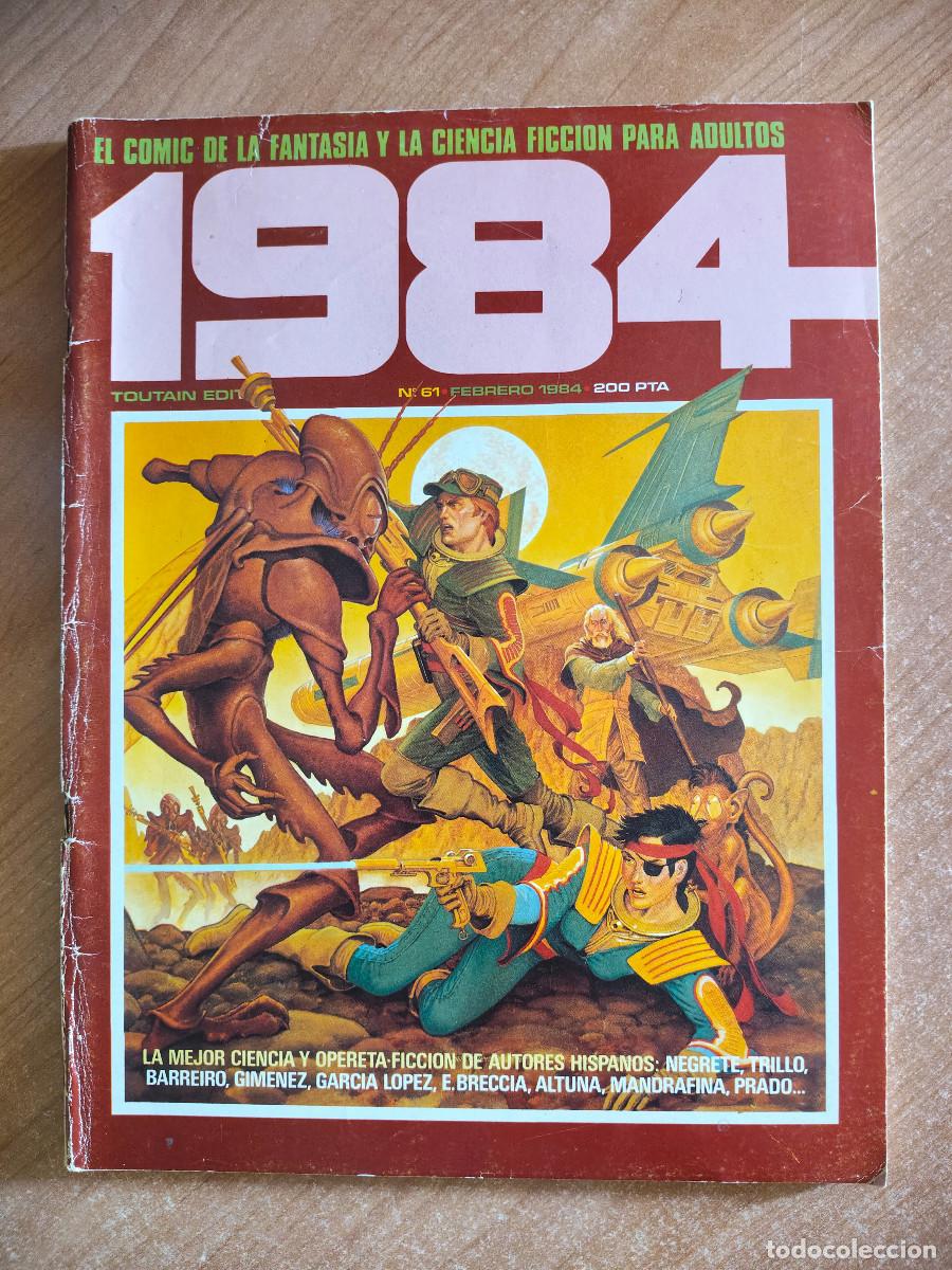 Comics: 1984 n&ordm; 61. El c&oacute;mic de la fantas&iacute;a y la ciencia ficci&oacute;n para adultos - Toutain Editor, 1984
