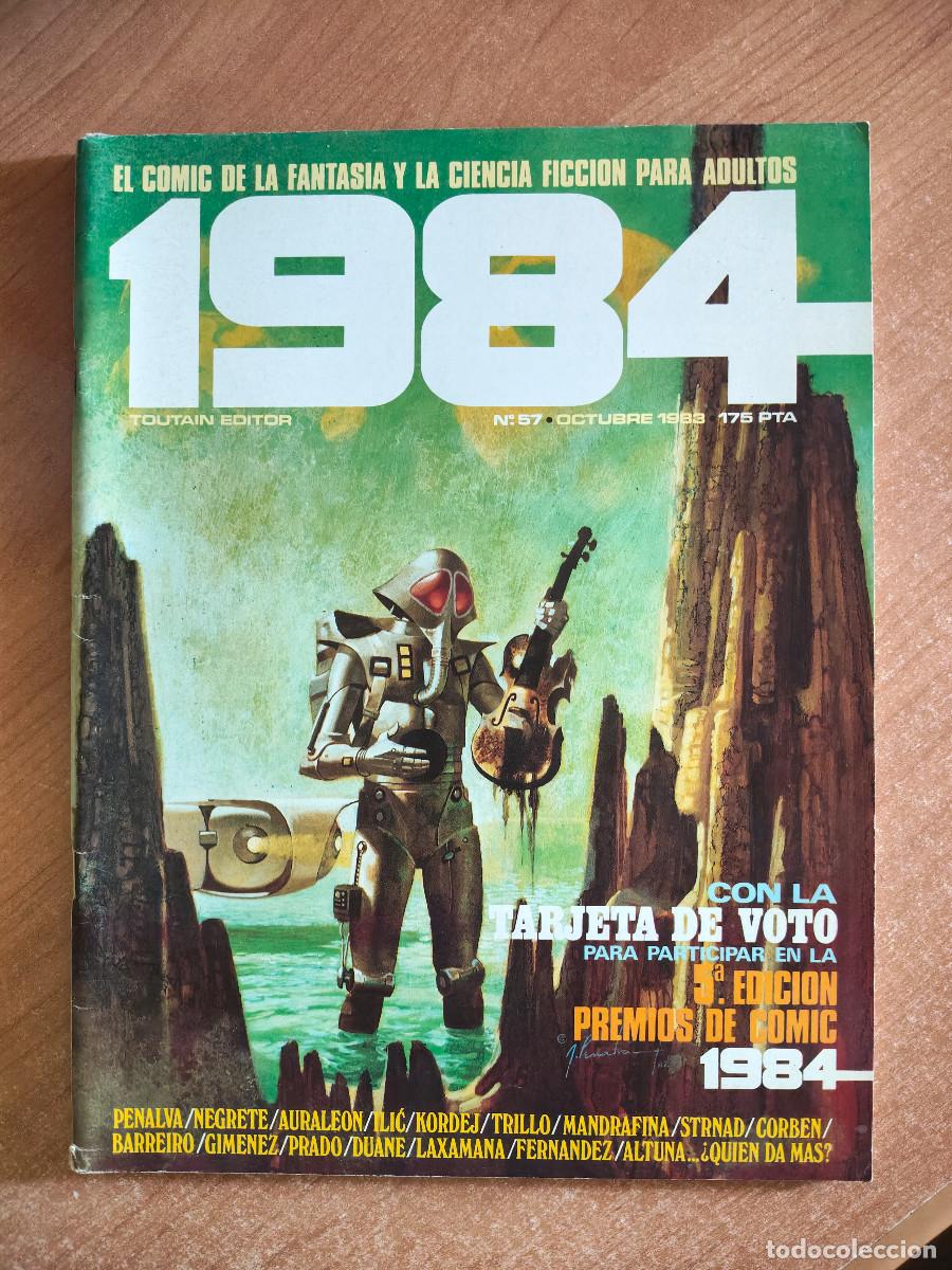 Comics: 1984 n&ordm; 57. El c&oacute;mic de la fantas&iacute;a y la ciencia ficci&oacute;n para adultos - Toutain Editor, 1983