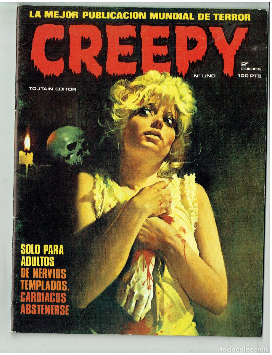 C&oacute;mics: CREEPY. N&ordm; UNO. 1. 2&ordf; EDICI&Oacute;N TOUTAIN EDITOR, 1979. (B/34.1 RUM)