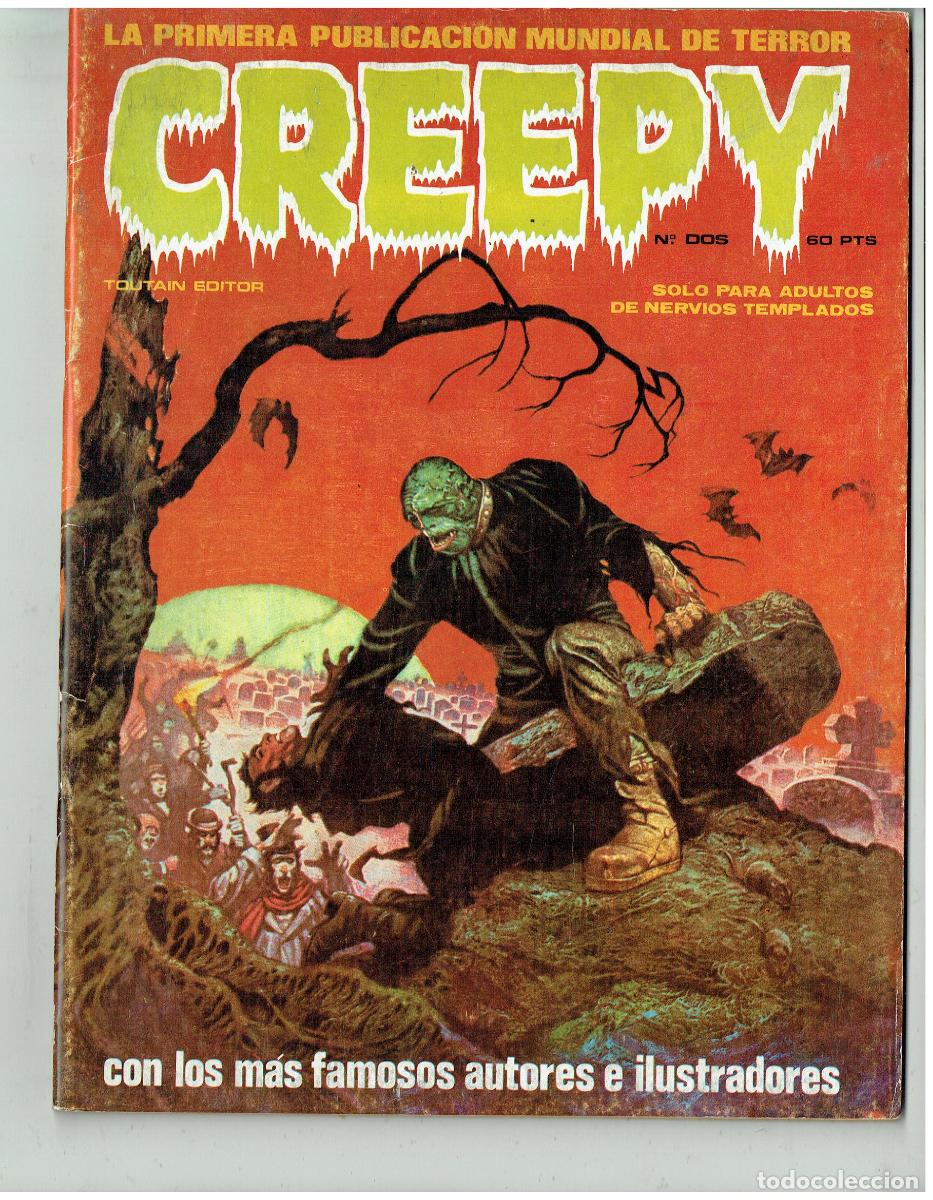 C&oacute;mics: CREEPY. N&ordm; DOS. 2. 2&ordf; EDICI&Oacute;N TOUTAIN EDITOR, 1979. (B/34.1 RUM)