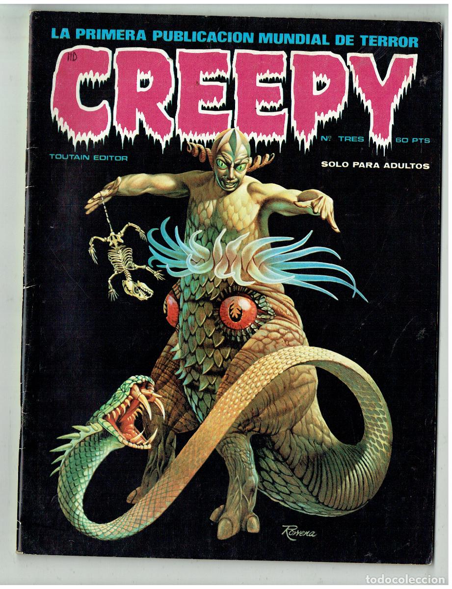 C&oacute;mics: CREEPY. N&ordm; TRES. 3. 2&ordf; EDICI&Oacute;N TOUTAIN EDITOR, 1979. (B/34.1 RUM)