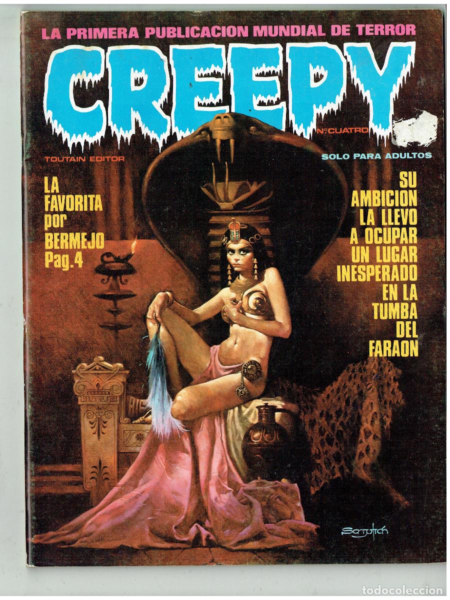 C&oacute;mics: CREEPY. N&ordm; CUATRO. 4. 2&ordf; EDICI&Oacute;N TOUTAIN EDITOR, 1979. (B/34.1 RUM)