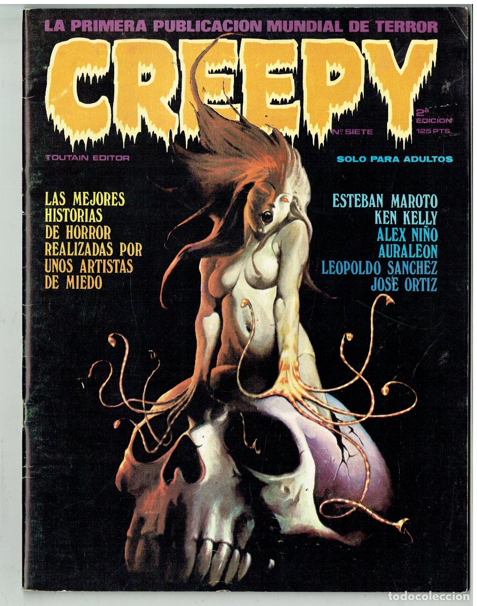 C&oacute;mics: CREEPY. N&ordm; SIETE. 7. 2&ordf; EDICI&Oacute;N. TOUTAIN EDITOR, 1979. (B/34.1 RUM)