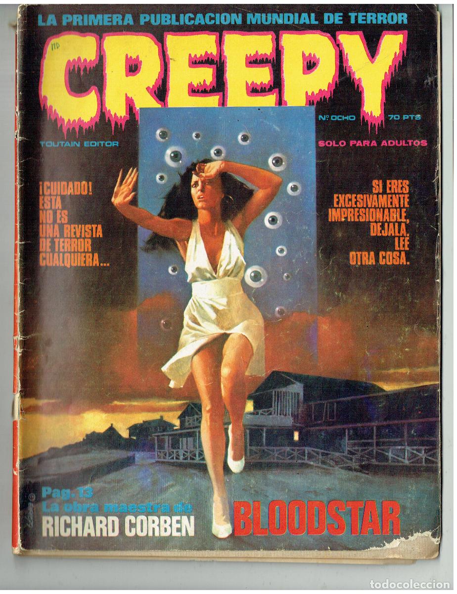 C&oacute;mics: CREEPY. N&ordm; OCHO. 8. TOUTAIN EDITOR, 1979. (B/34.1 RUM)