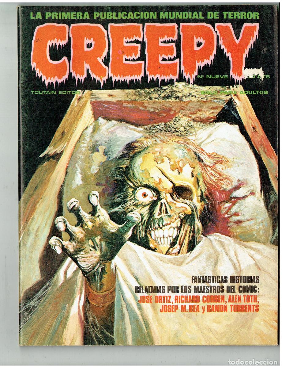 C&oacute;mics: CREEPY. N&ordm; NUEVE. 9. TOUTAIN EDITOR, 1979. (B/34.1 RUM)