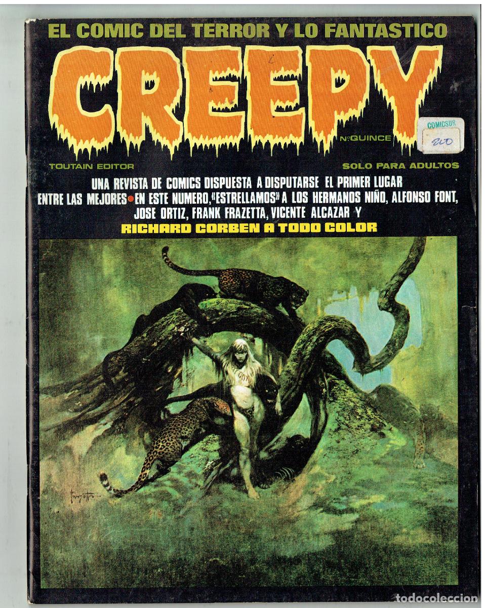 C&oacute;mics: CREEPY. N&ordm; QUINCE. 15. TOUTAIN EDITOR, 1979. (B/34.1 RUM)