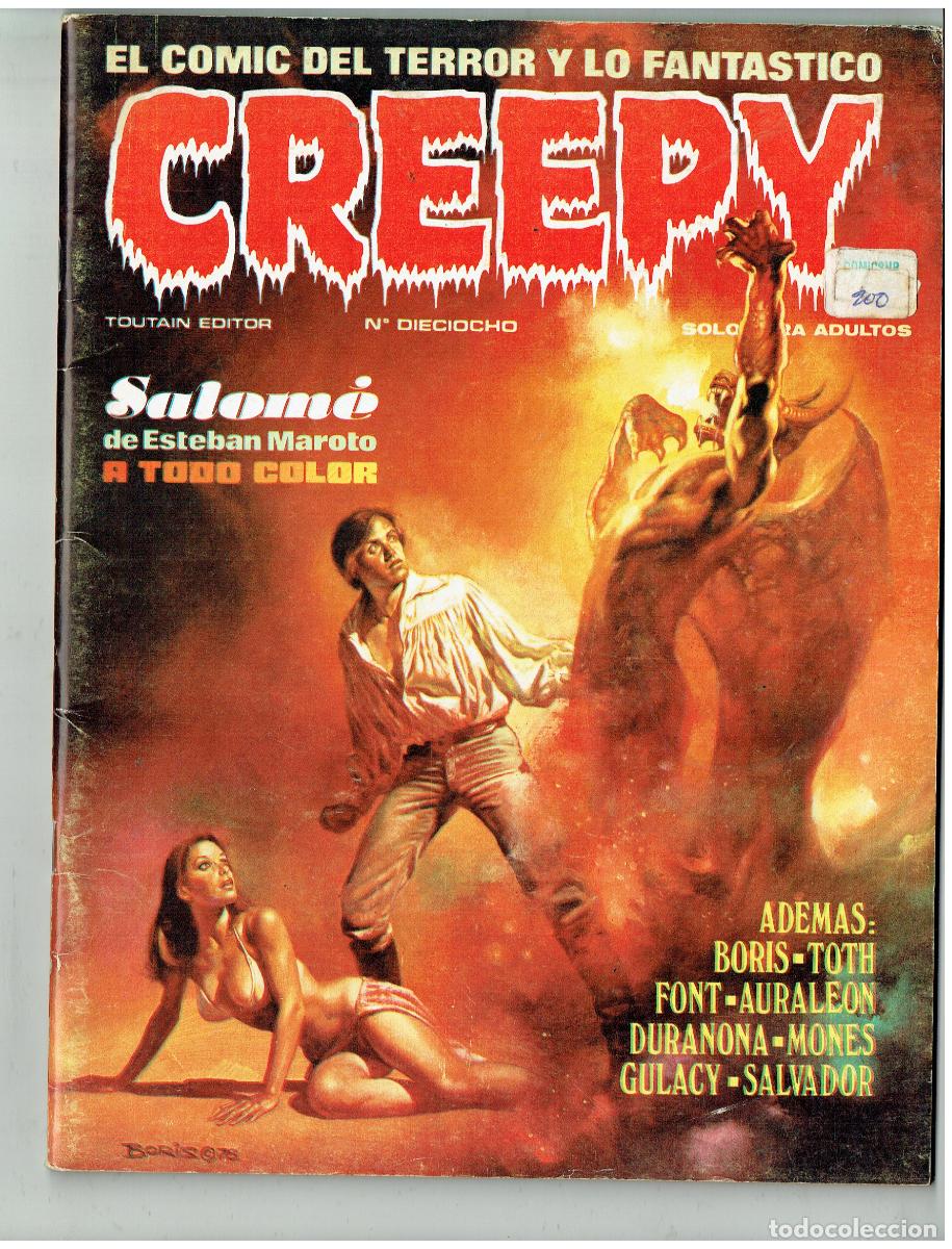 C&oacute;mics: CREEPY. N&ordm; DIECIOCHO. 18. TOUTAIN EDITOR, 1979. (B/34.1 RUM)