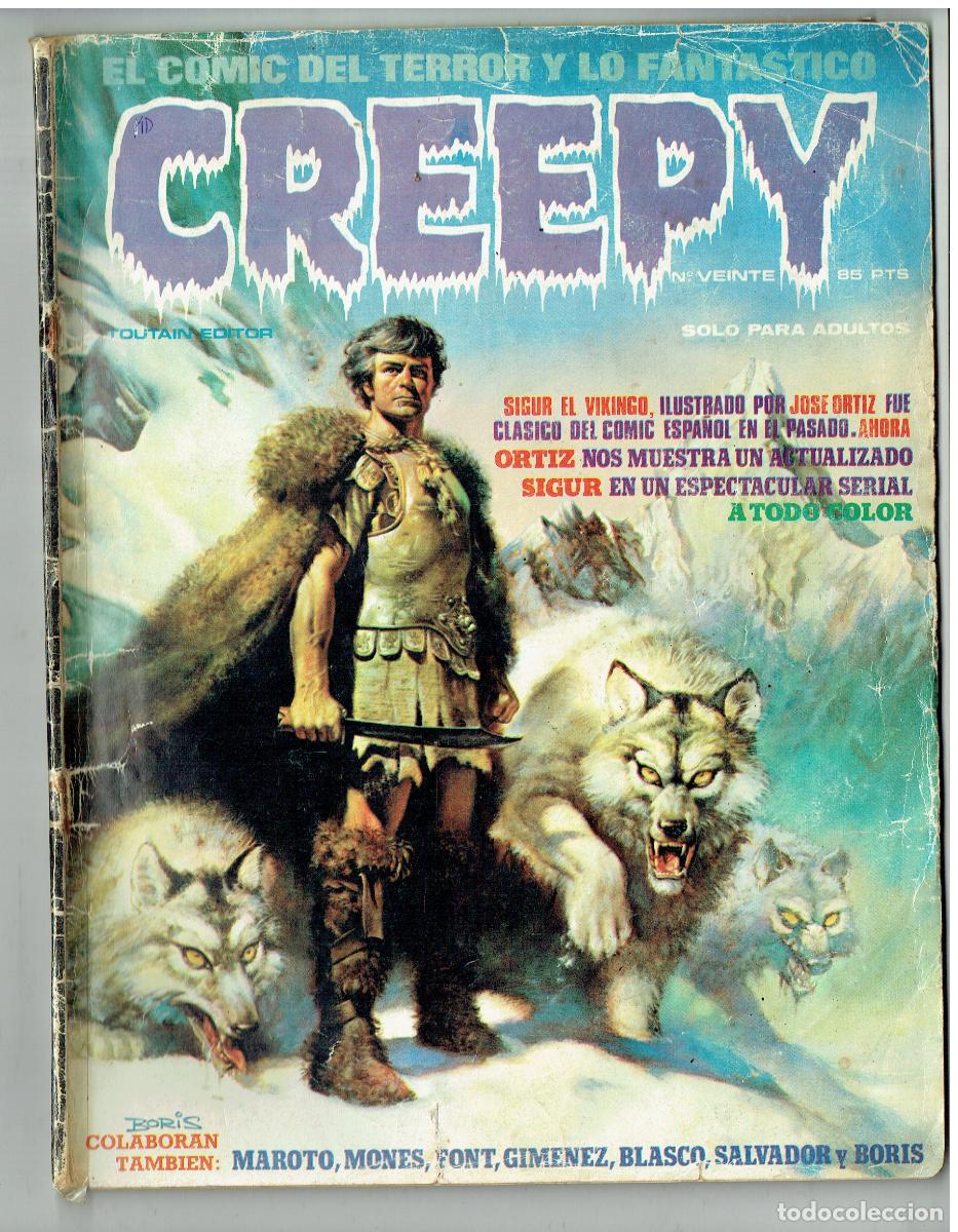 C&oacute;mics: CREEPY. N&ordm; VEINTE. 20. TOUTAIN EDITOR, 1980. (B/34.1 RUM)