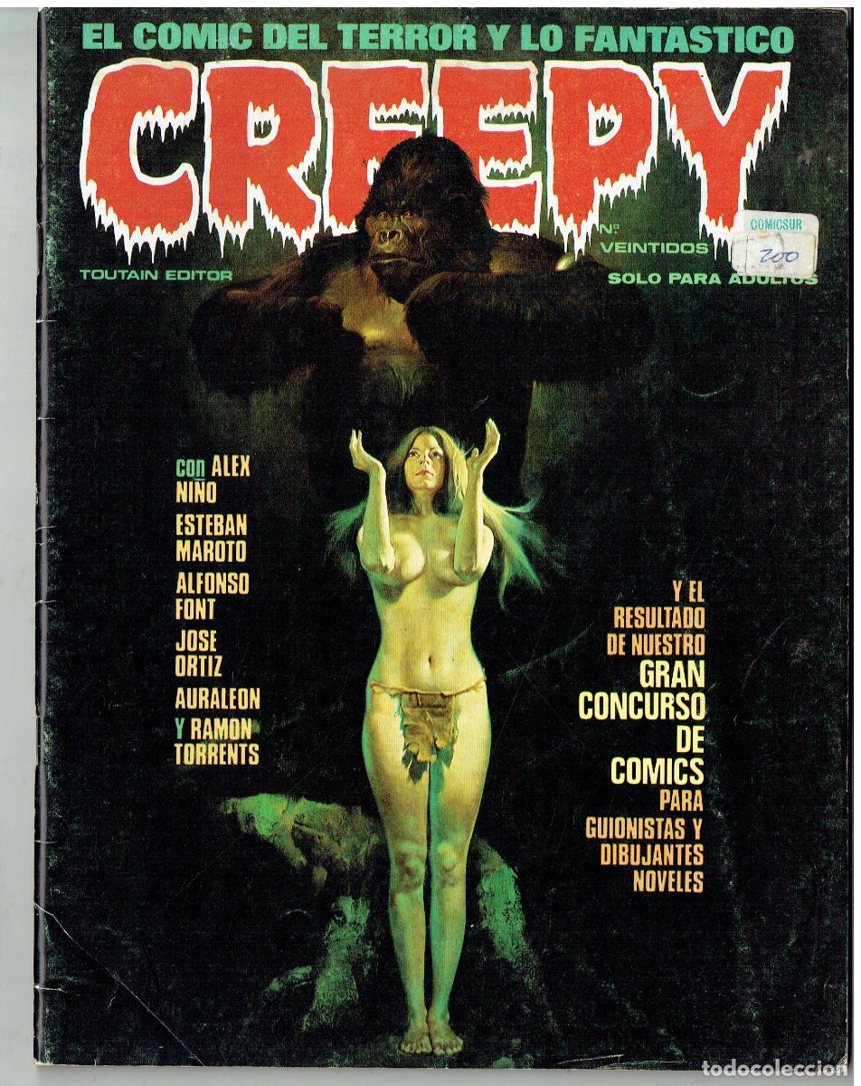 C&oacute;mics: CREEPY. N&ordm; VEINTIDOS. 22. TOUTAIN EDITOR, 1980. (B/34.1 RUM)