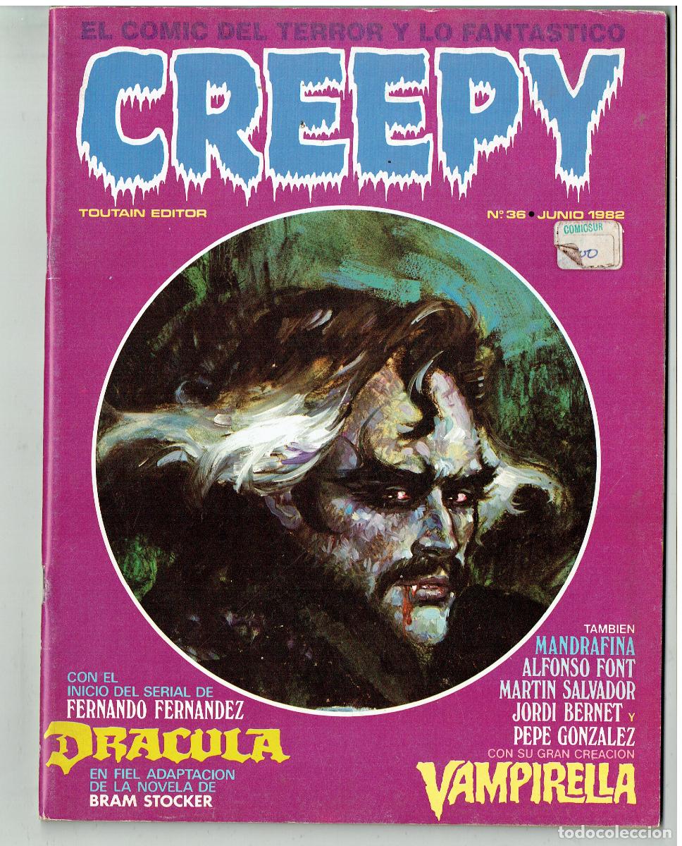 C&oacute;mics: CREEPY. N&ordm; 36. TOUTAIN EDITOR, 1982. (B/34.1 RUM)