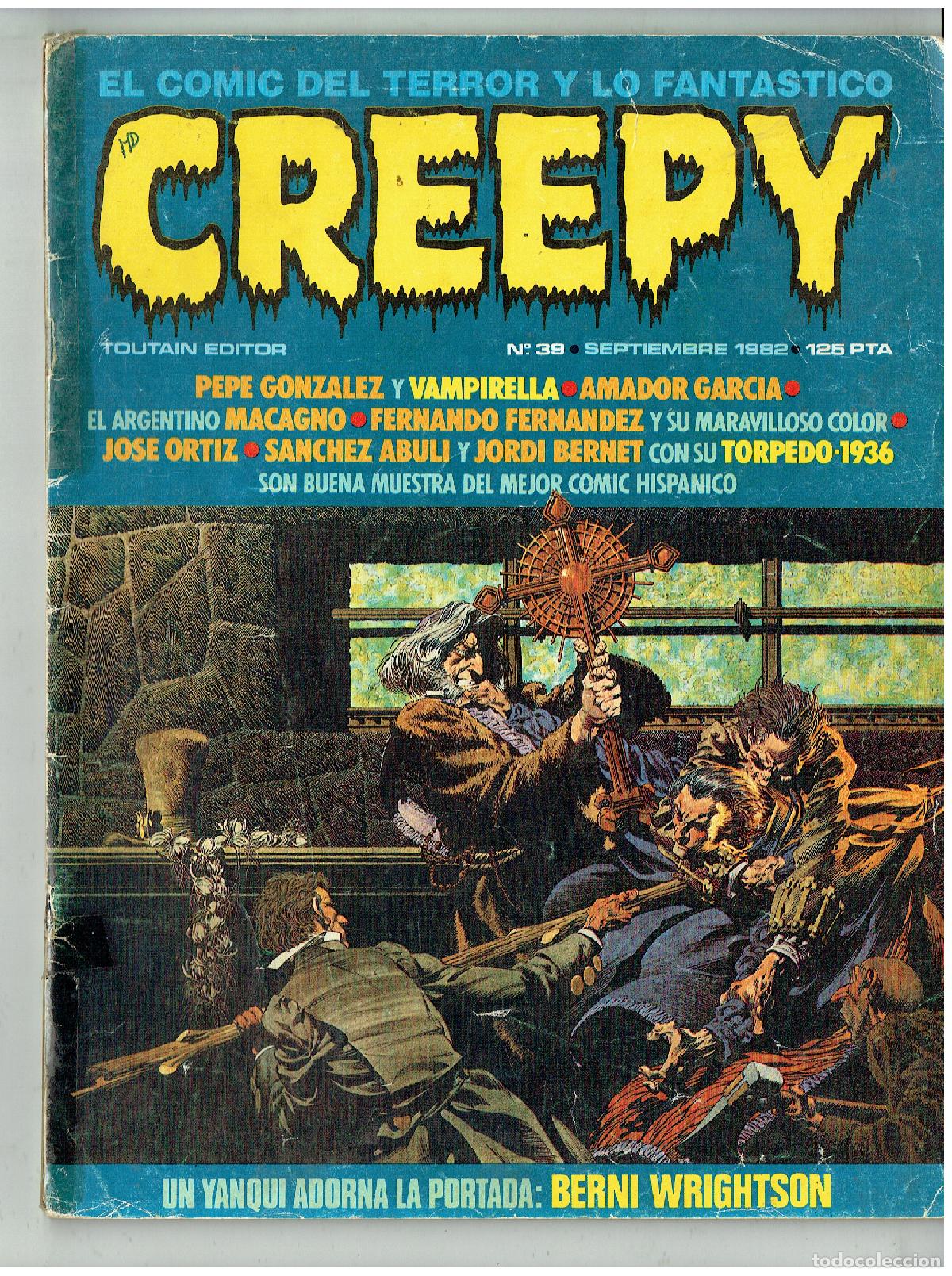 C&oacute;mics: CREEPY. N&ordm; 39. TOUTAIN EDITOR, 1982. (B/34.1 RUM)