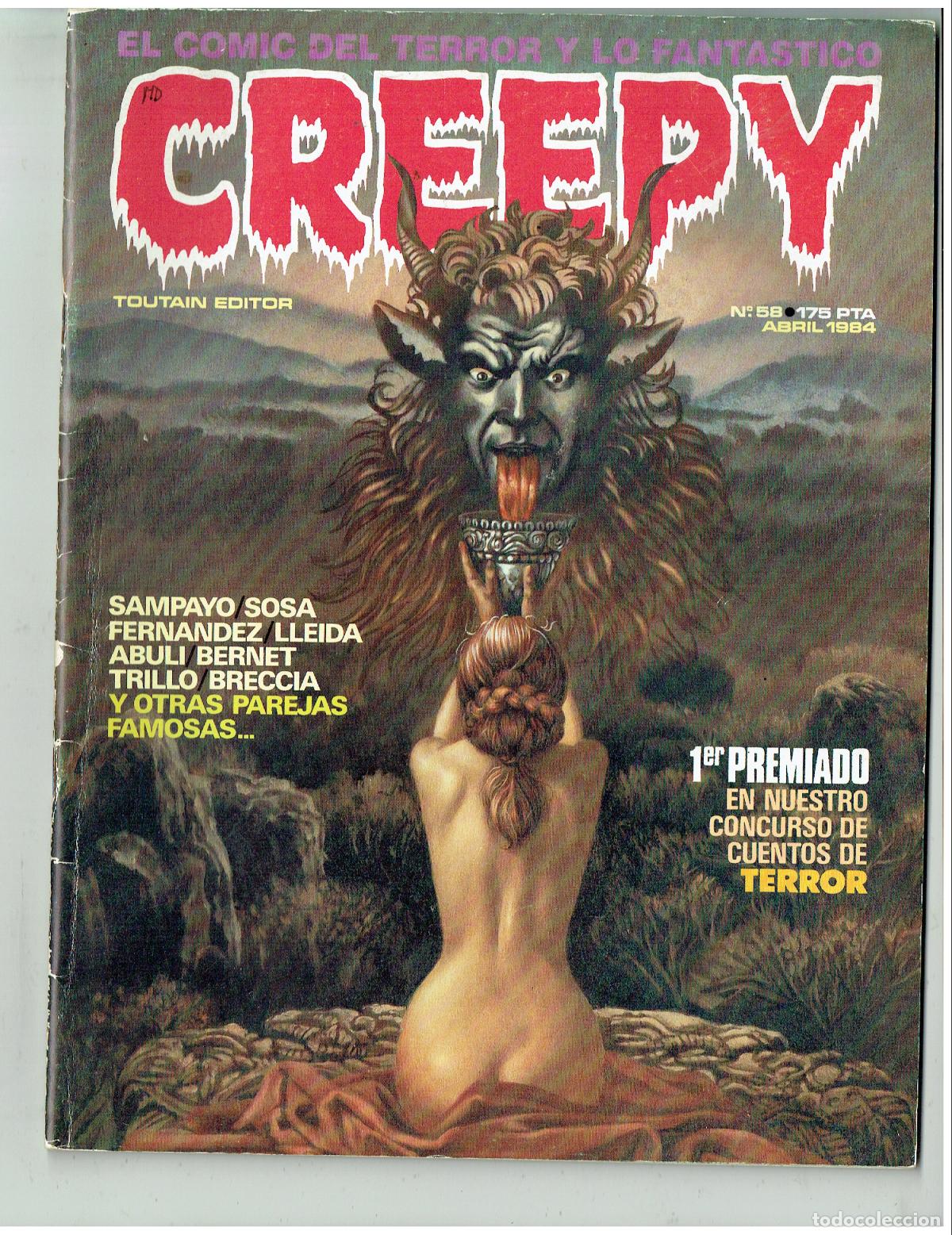 C&oacute;mics: CREEPY. N&ordm; 58. TOUTAIN EDITOR, 1984. (B/34.1 RUM)