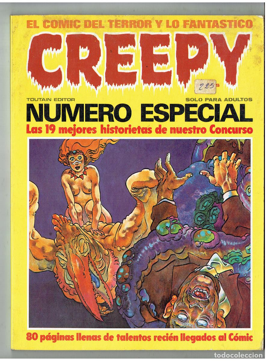 C&oacute;mics: CREEPY. N&Uacute;MERO ESPECIAL. EL COMIC DEL TERROR Y LO FANT&Aacute;STICO. TOUTAIN EDITOR, 1981. (B/34.2 RUM)