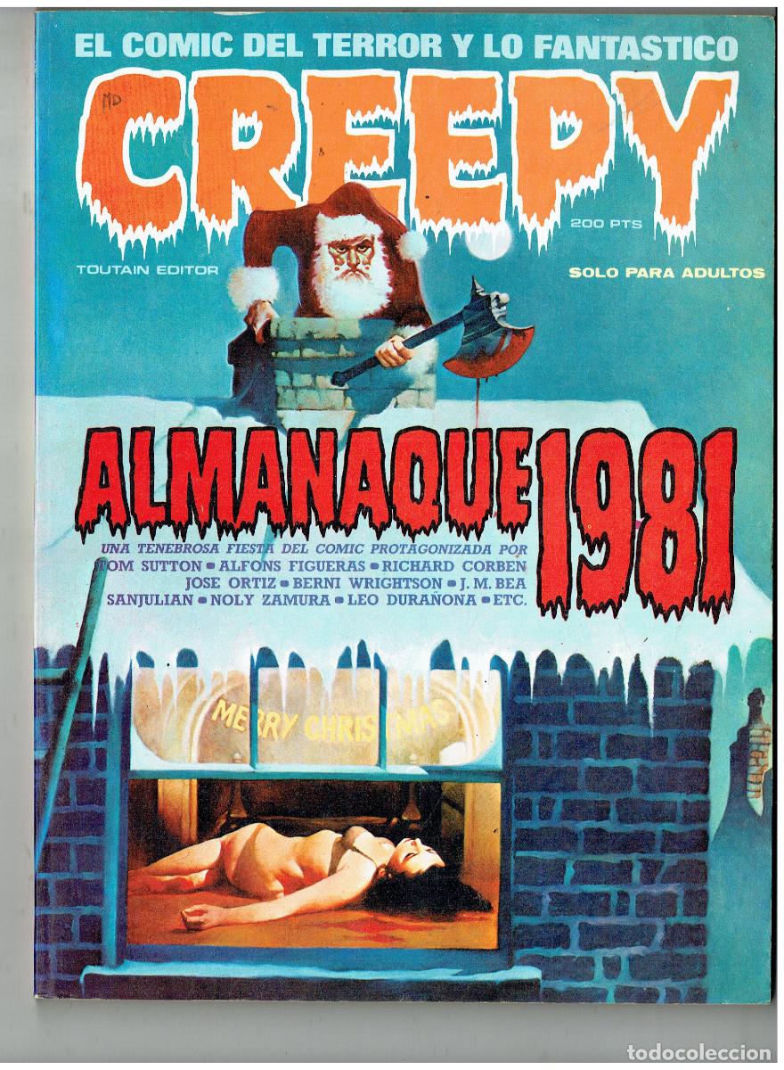 C&oacute;mics: CREEPY. ALMANAQUE 1981. TOUTAIN EDITOR, 1981. (B/34.2 RUM)