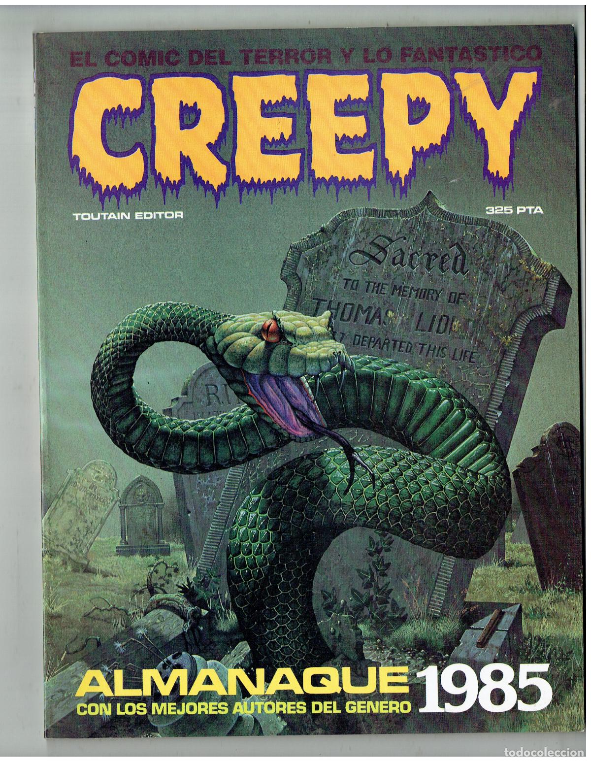 C&oacute;mics: CREEPY. ALMANAQUE 1985. TOUTAIN EDITOR, 1985. (B/34.2 RUM)
