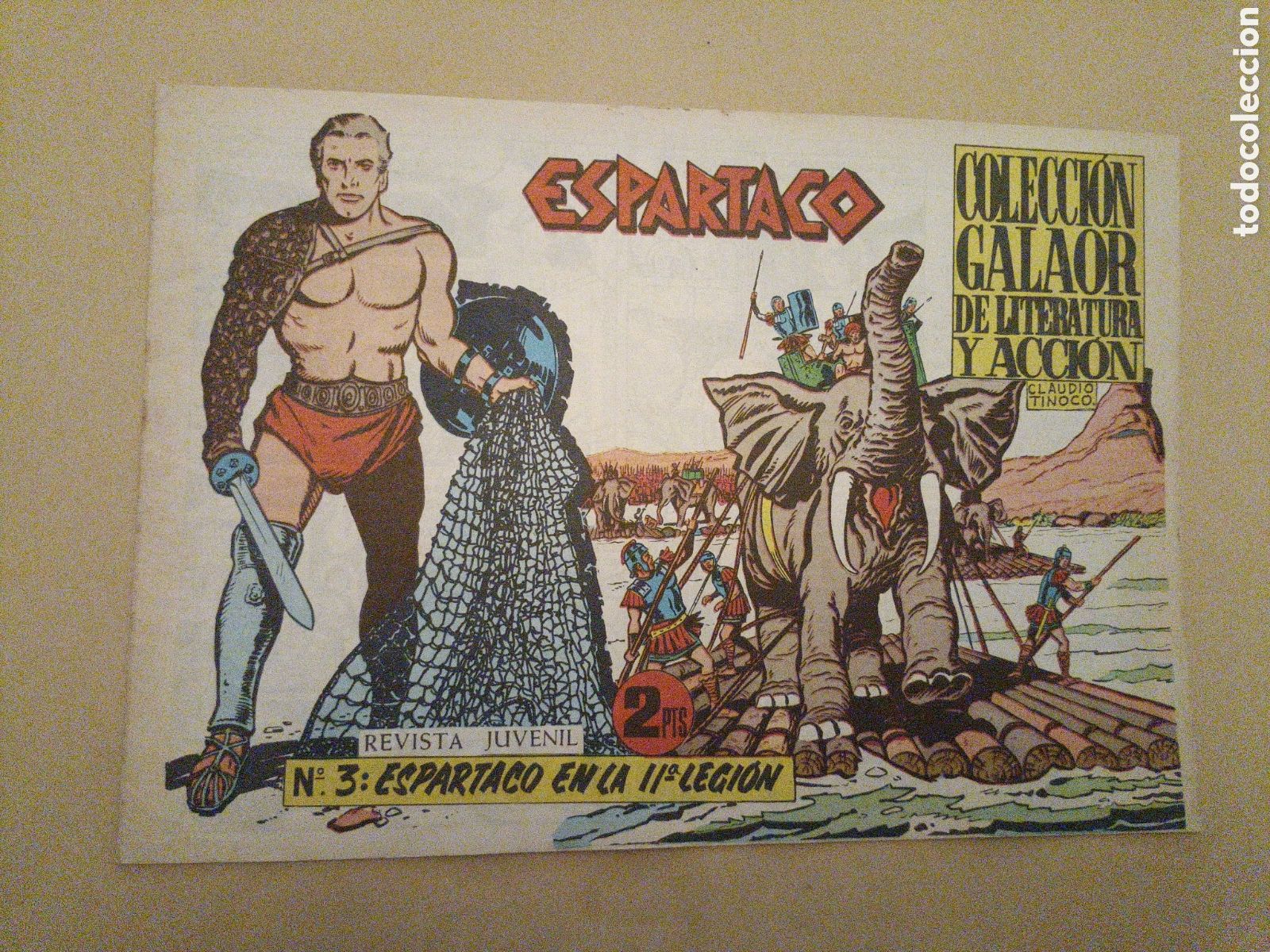 C&oacute;mics: Colecci&oacute;n de tebeos Espartaco A&ntilde;o 1964 - Foto 3