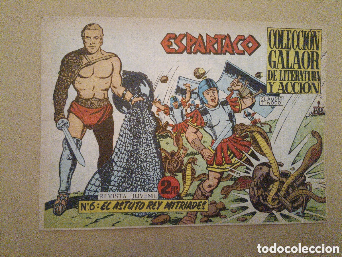 C&oacute;mics: Colecci&oacute;n de tebeos Espartaco A&ntilde;o 1964 - Foto 6