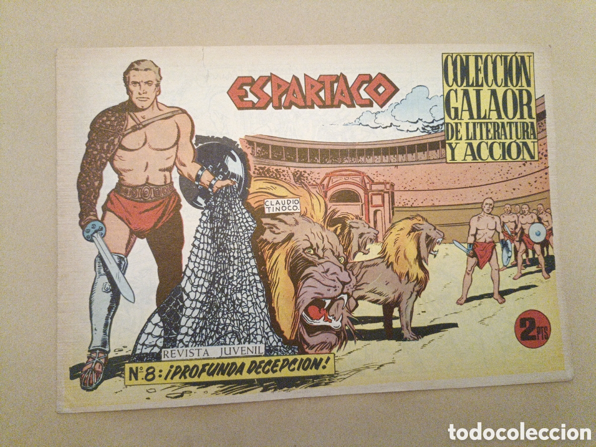 C&oacute;mics: Colecci&oacute;n de tebeos Espartaco A&ntilde;o 1964 - Foto 8