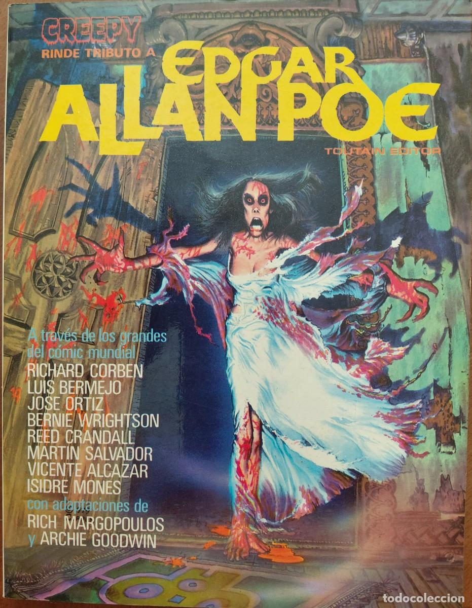 C&oacute;mics: CREEPY EXTRA - EDGAR ALLAN POE 1 TOMO 144 p&aacute;g. (TOUTAIN EDITOR -1980) 28X21