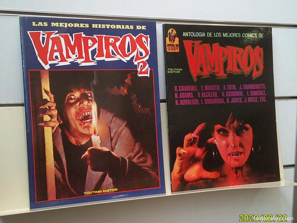 C&oacute;mics: JOYAS DE CREEPY ANTOLOGIA DE LOS MEJORES COMICS DE VAMPIROS TOMOS 1 Y 2 - TOUTAIN