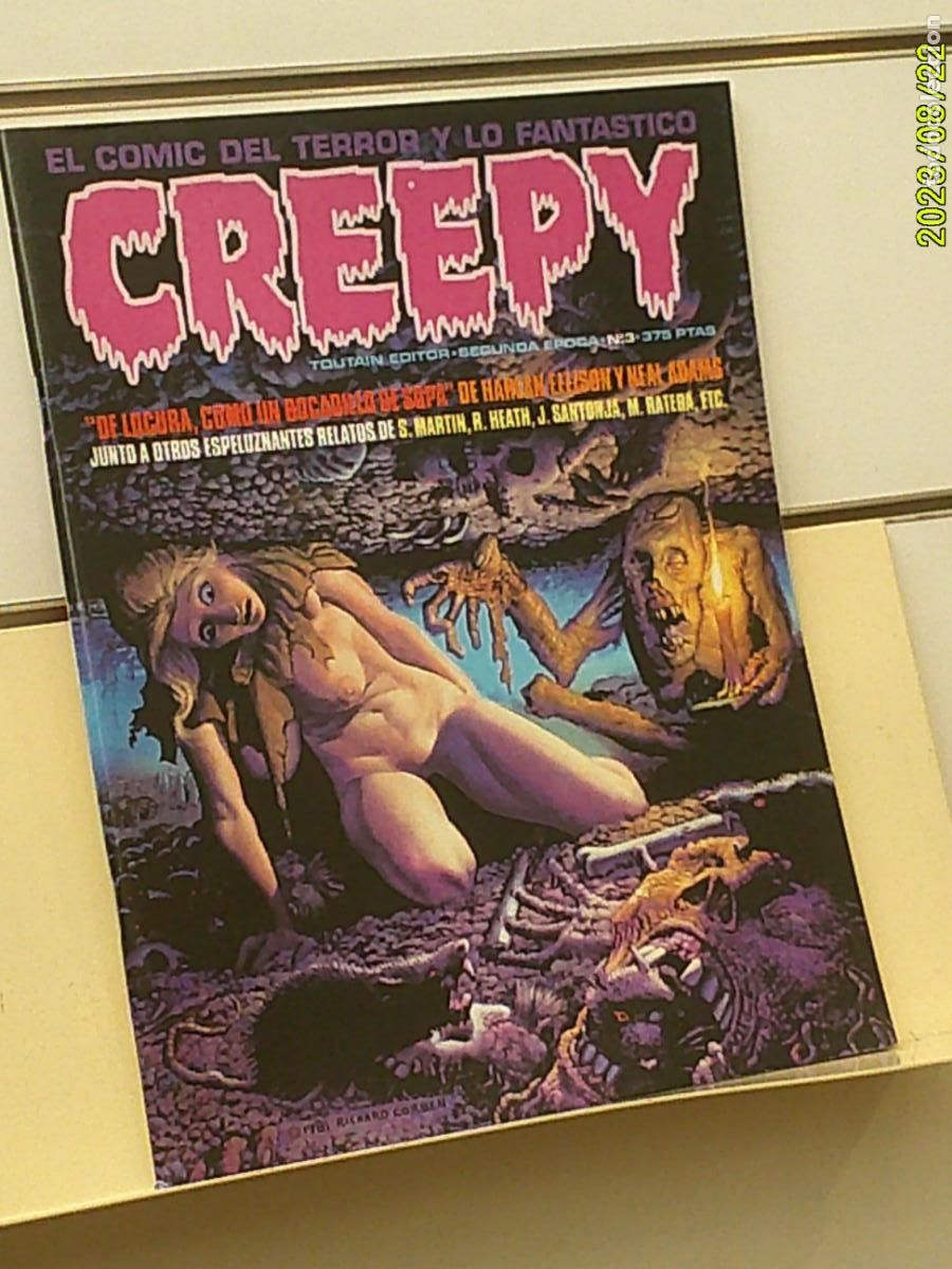 C&oacute;mics: EL COMIC DEL TERROR Y LO FANTASTICO CREEPY N&ordm; 3 SEGUNDA EPOCA - TOUTAIN