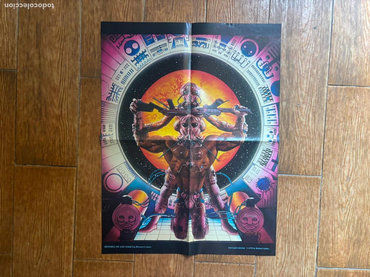 C&oacute;mics: POSTER DE RICHARD CORBEN TOUTAIN 1983.