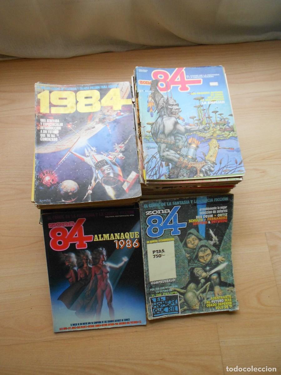 C&oacute;mics: Gran LOTE de 78 Numeros de 1984 ( 38 / 1984 ) y zona 84 ( 40 / zona 84 ) + Almanaque 1986 - 1&euro;y+