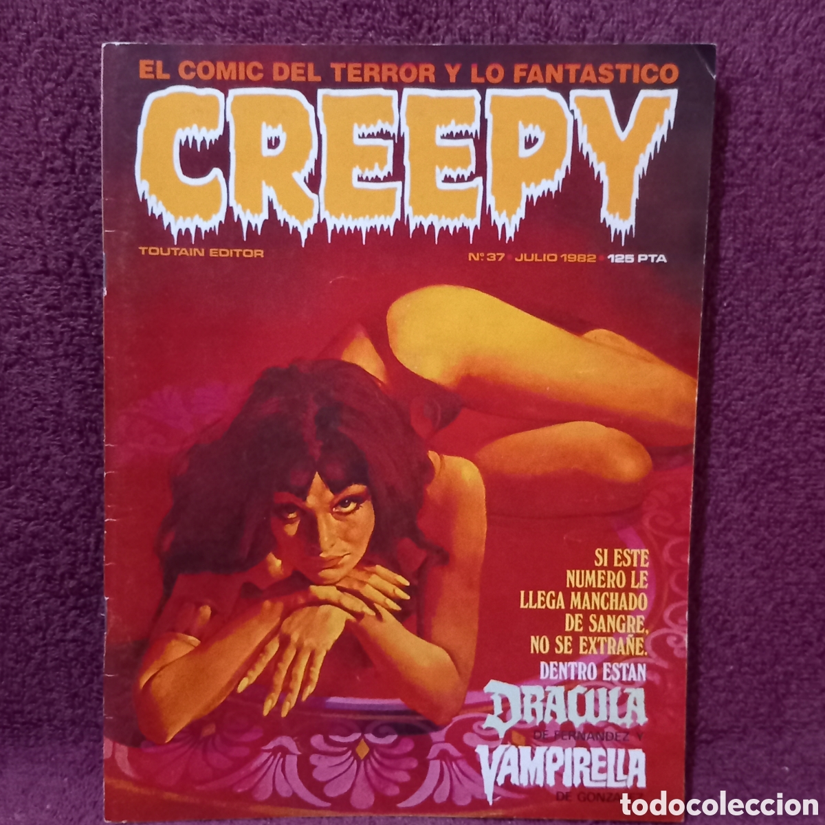 C&oacute;mics: VREPPY N&bull;37 1982/DRACULA&times;VAMPIRELLA(POCAS SE&Ntilde;ALES)