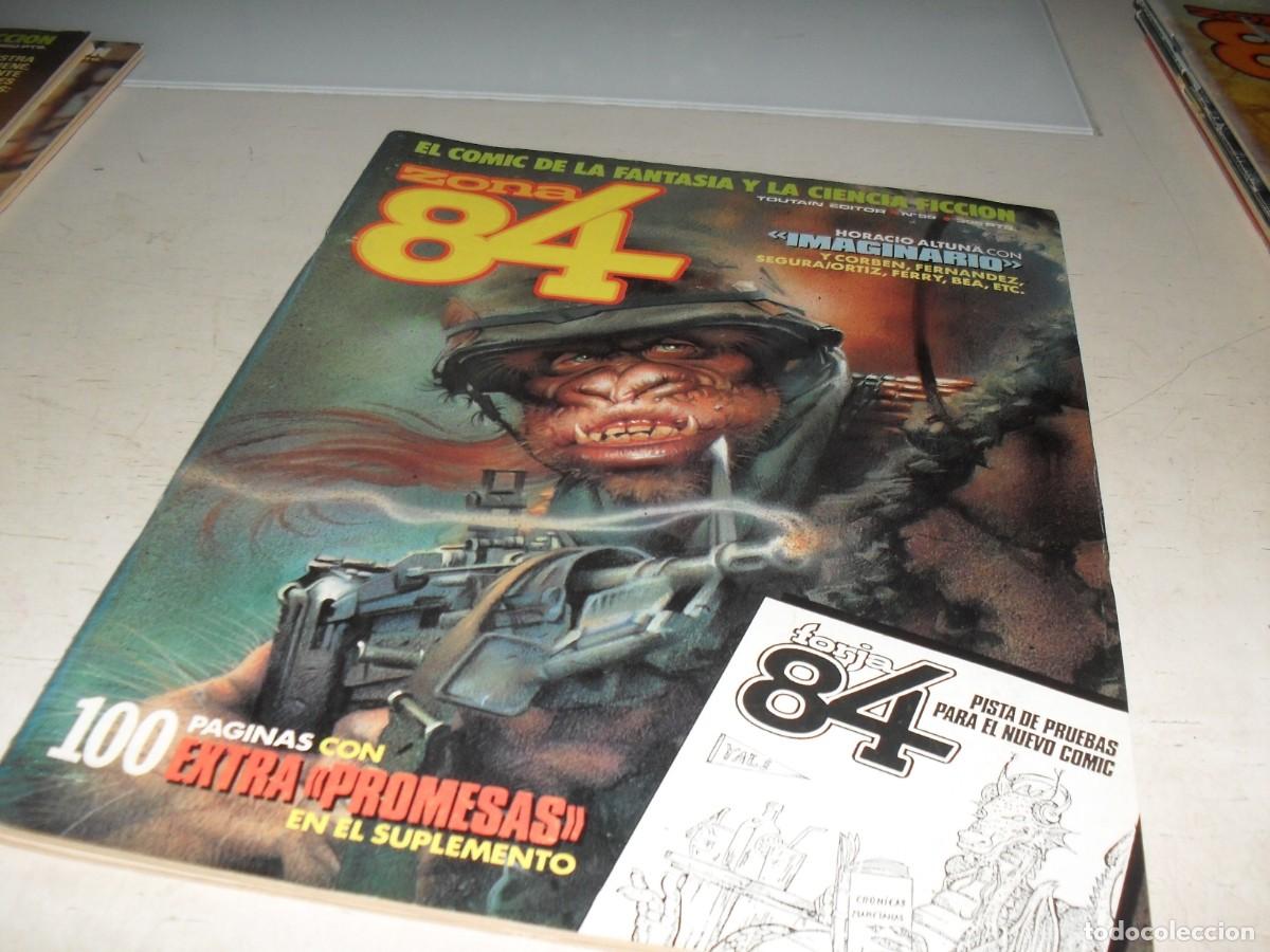 C&oacute;mics: ZONA 84 N&ordm; 59,CON SUPLEMENTO FORJA 84,DE 96.TOUTAIN EDITOR,1984