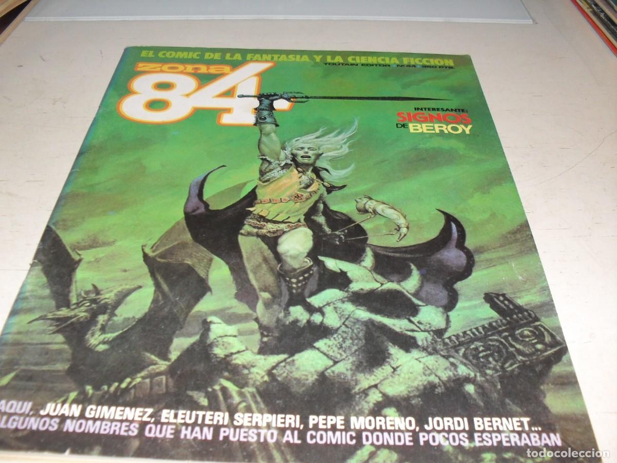 C&oacute;mics: ZONA 84 N&ordm; 44,CON SIGNOS,DE BEROY,DE 96.TOUTAIN EDITOR,1984