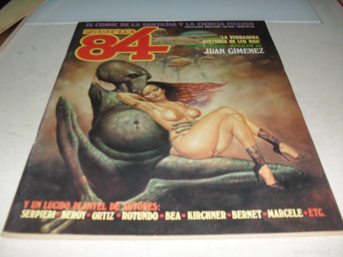 C&oacute;mics: ZONA 84 N&ordm; 43,LA VEDADERA HISTORIA DE LEO ROA,DE JUAN GIMENEZ,DE 96.TOUTAIN EDITOR,1984