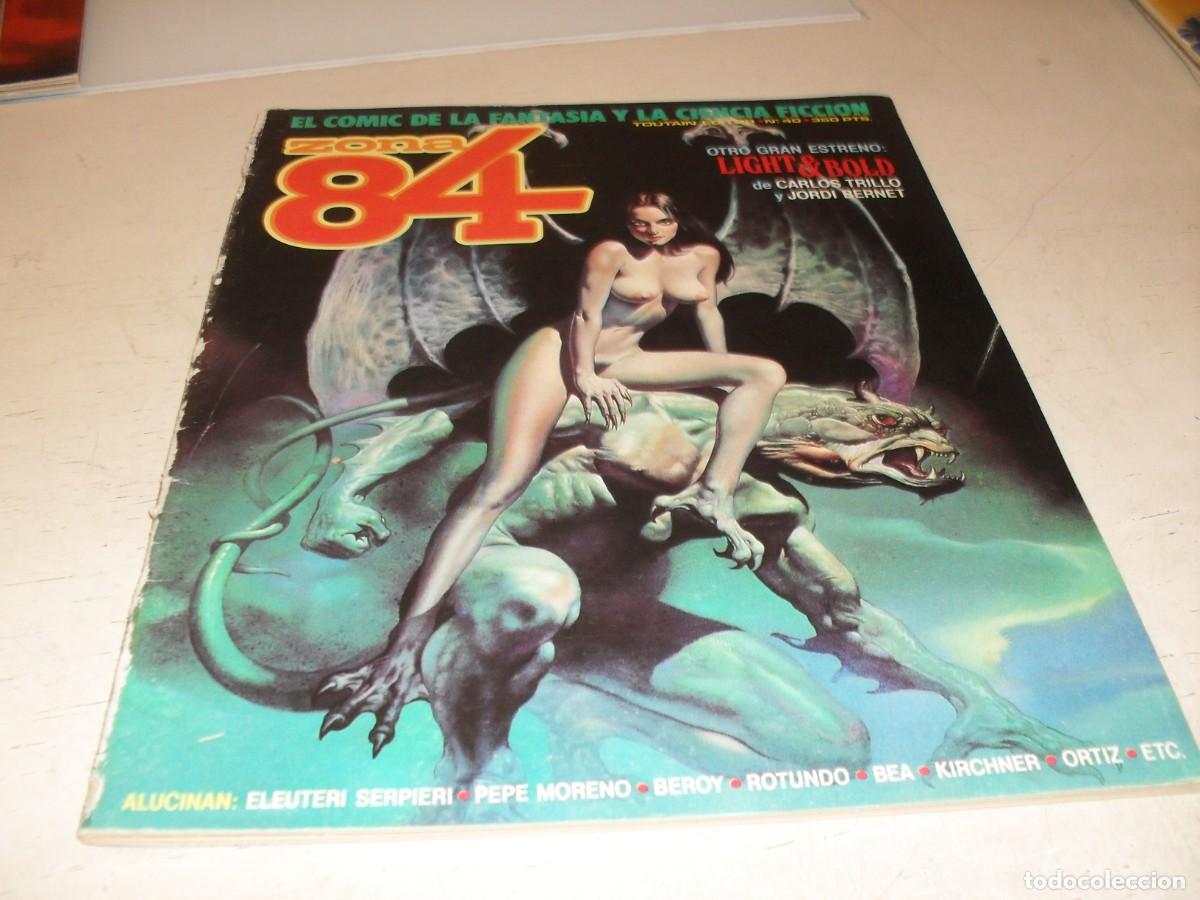 C&oacute;mics: ZONA 84 N&ordm; 40,CON GALERIA DE P&Egrave;RSONAJES FANTASTICOS,DE F.FERNANDEZ,DE 96.TOUTAIN EDITOR,1984