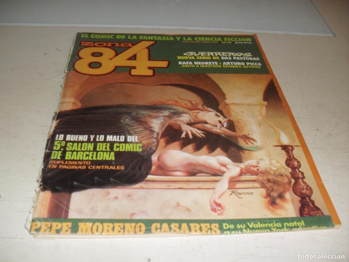 C&oacute;mics: ZONA 84 N&ordm; 14,CON ARTICULO SOBRE EL 5&ordm; SALON DEL COMIC,DE 96.TOUTAIN EDITOR,1984