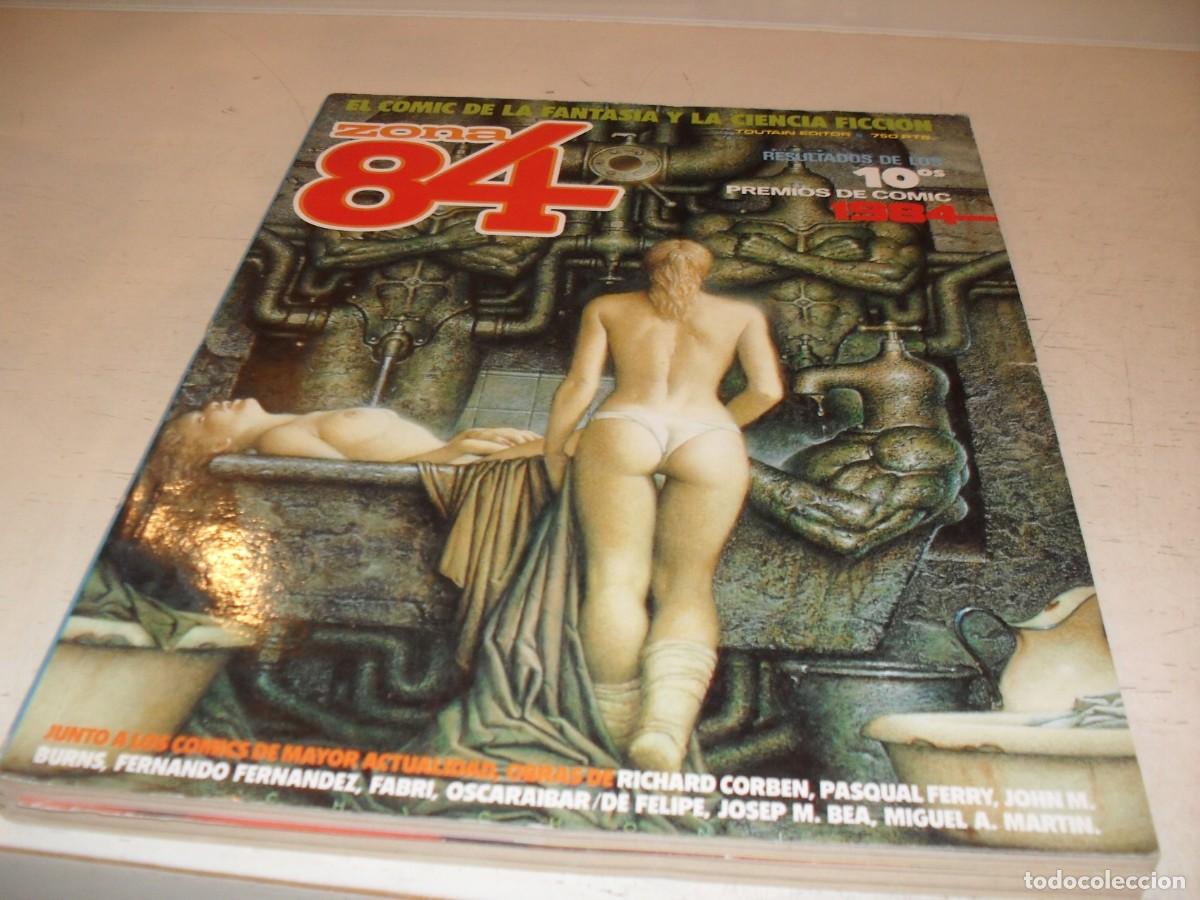 C&oacute;mics: ZONA 84 RETAPADO,CON N&ordm; 56,57,58,CON SUS CUBIERTAS,DE 96.TOUTAIN EDITOR,1984