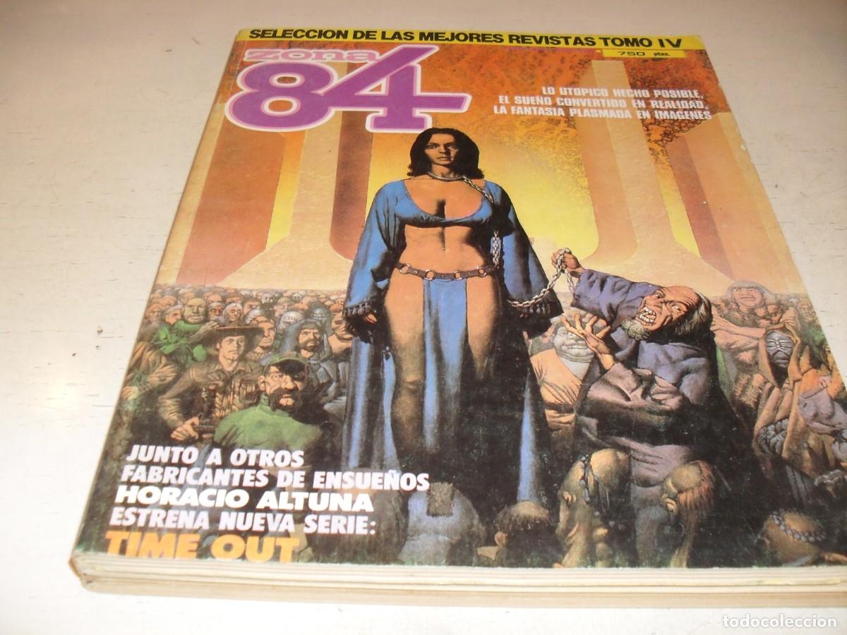 C&oacute;mics: ZONA 84 RETAPADO,CON N&ordm; 16,33,39 Y 1984 N&ordm; 49,CON SUS CUBIERTAS,DE 96.TOUTAIN EDITOR,1984