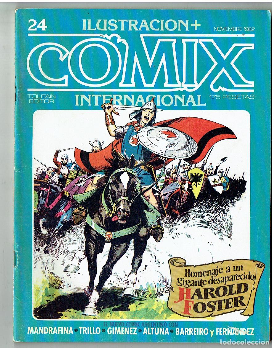 C&oacute;mics: ILUSTRACI&Oacute;N + COMICX INTERNACIONAL. N&ordm; 24. HOMENAJE HAROLD FOSTER.SEPARATA.(B55.3 RUM)